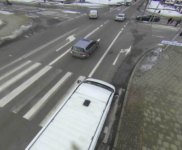 Obraz z kamery online z ulicy I Armii Wojska Polskiego w Białymstoku